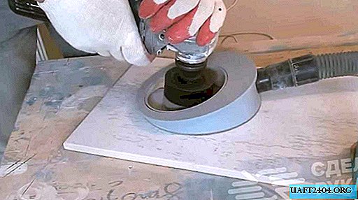Einfache Staubabsaugung zum Bohren von Keramikfliesen
