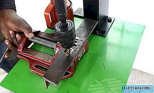 Máquina de roscado simple para el taller casero.