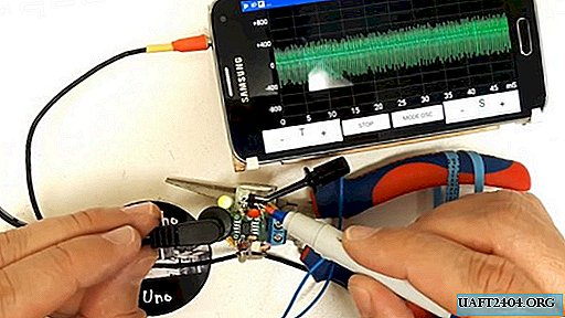 Et enkelt hjemmelaget oscilloskop fra en smarttelefon