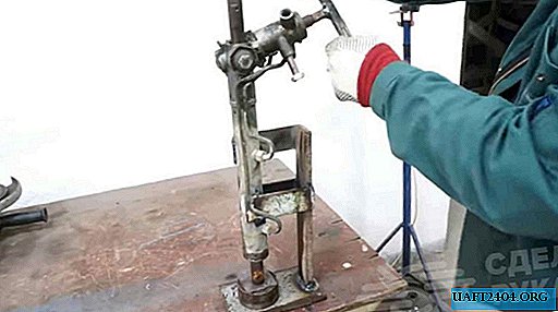 A simple homemade steering rack press