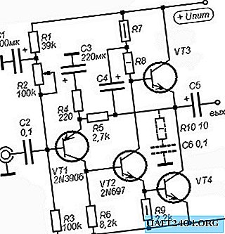 Klasse A einfacher Transistorverstärker