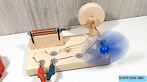 Do-it-yourself working model of a solenoid motor