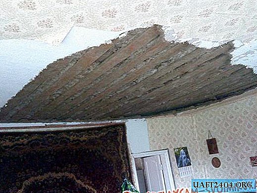 Repair the ceiling in the living room
