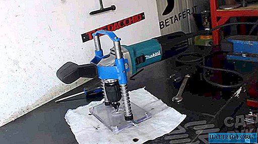 Do-it-yourself manual wood milling cutter from angle grinder