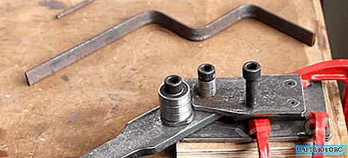 Manual bending mini-machine for metal