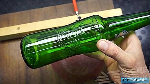 The easiest way to cut a glass bottle