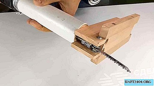 Home-made power saw from a drill - an alternative to a jigsaw
