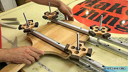 Homemade clamps for gluing wooden blanks