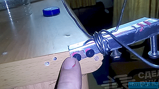 Homemade bottle cutter from improvised means