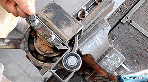 Homemade bending machine for steel strips