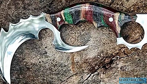 سكاكين الكيرمبيت محلية الصنع من قطعة من القرص من محراث