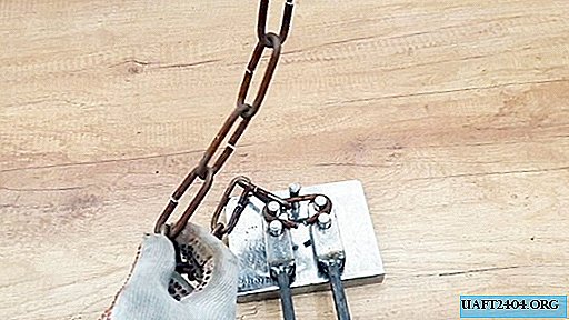 Homemade manual chain link bending machine
