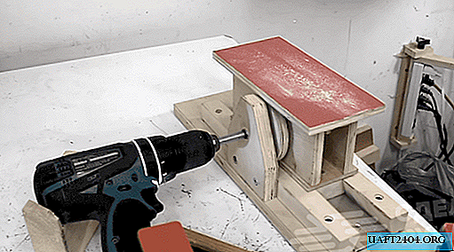 Homemade grinding machine with eccentric mechanism