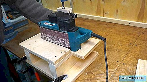 Homemade grinding machine from a grinder