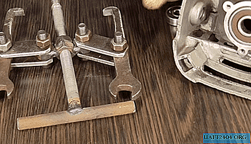 Homemade puller from old keys