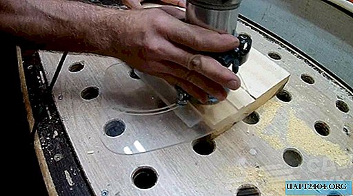 Homemade plexiglass stop for manual milling