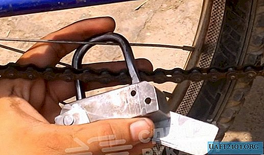 Homemade bicycle lock