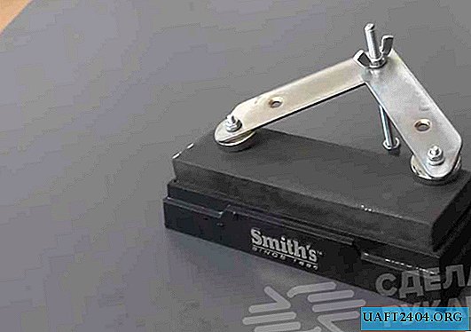 Hjemmelavet værktøj til slibning af knive