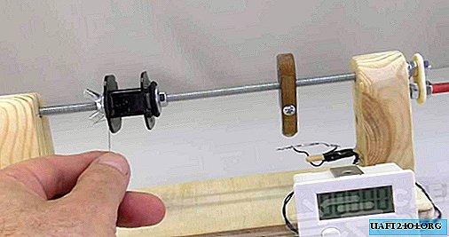 Саморобний пристрій для намотування котушок з лічильником