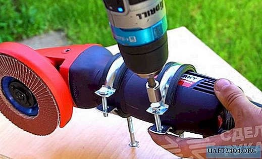 The simplest mount for angle grinders on a workbench