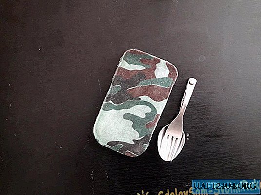 Let's do a hike: do-it-yourself folding fork spoon