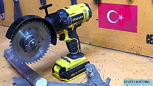 Do-it-yourself grinding and cutting nozzle for a screwdriver