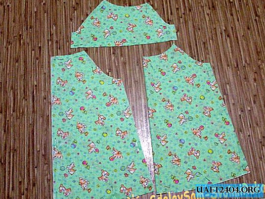 We sew a summer blouse for the baby with our own hands
