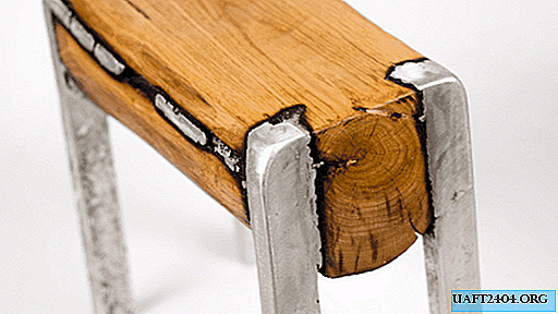 Legert treverk med aluminium, unike DIY-møbler