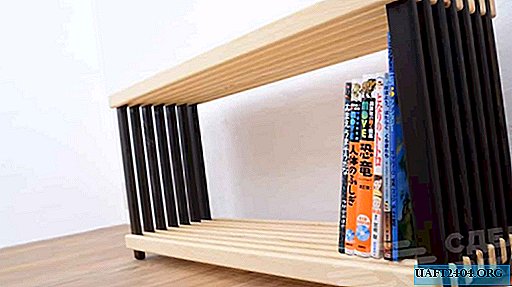 Stylish bookshelf for a small child