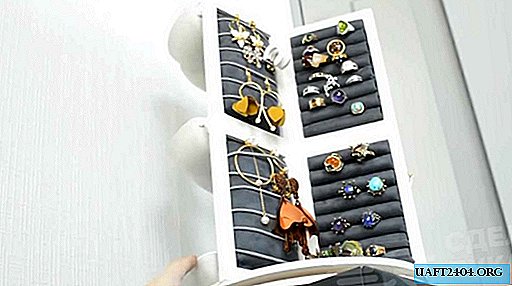 Stylish organizer-swivel for jewelry storage