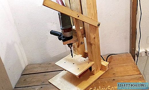Two-in-one drill stand: drill and grinder