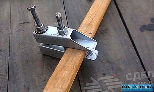 Joiner's mini-clamp from improvised materials