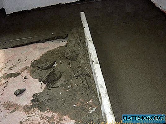A screed with a rough leveler is the best way to level the floors in the apartment