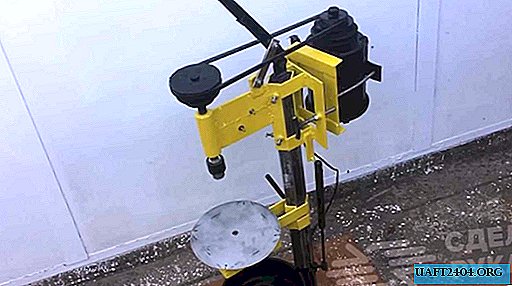 Do-it-yourself electric motor drilling machine
