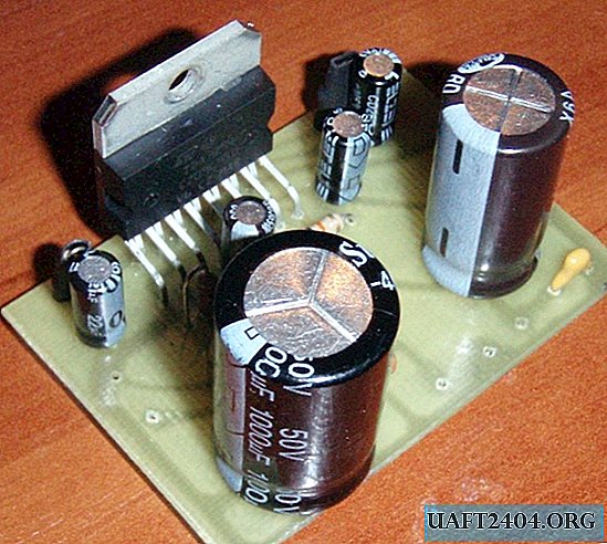 Amplificador simple TDA7294 de 100 W