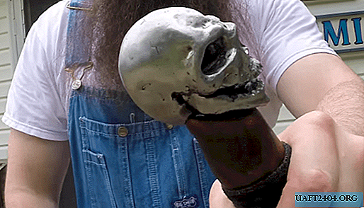 DIY skull cane with a sharp secret