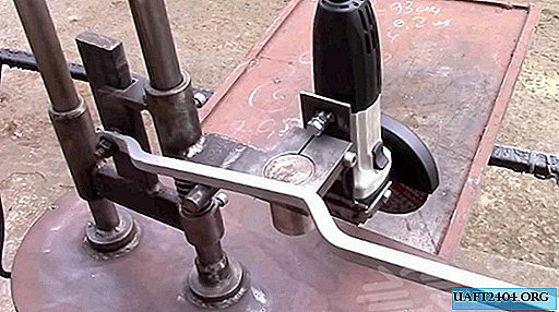 Máquina universal con soporte para amoladora angular y taladro