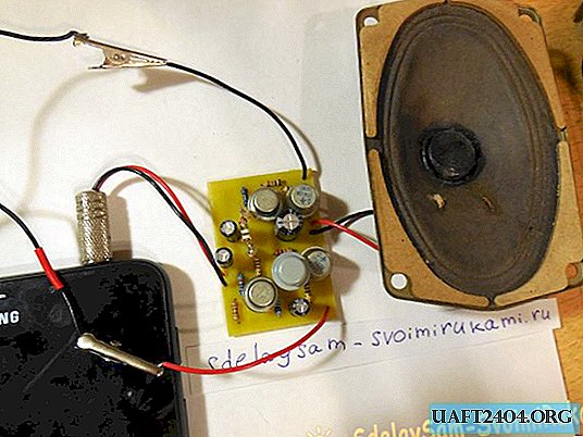 Amplificador de transistor de germanio