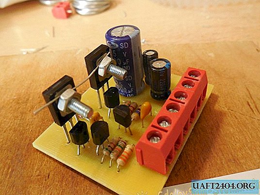 Amplificador de som de transistor