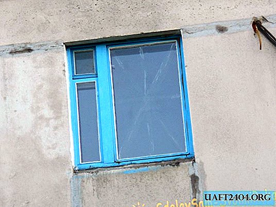 Instalação de janela de plástico DIY