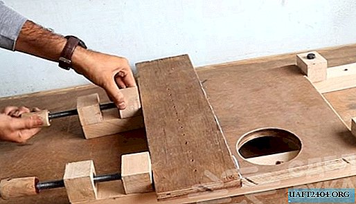 Abrazadera de cuña para pegar piezas de madera