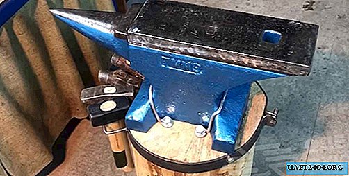 Restoration of an old blacksmith anvil with metal reception