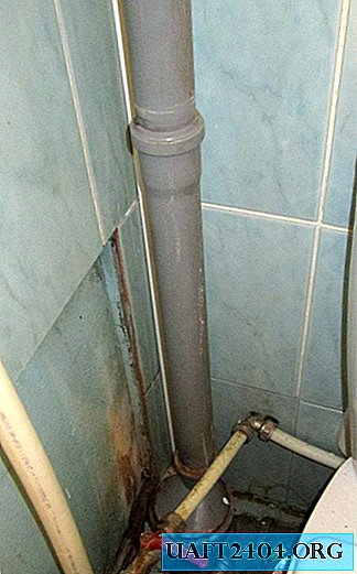 Einsetzen einer Waschmaschine in eine PVC-Steigleitung