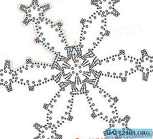 Crochet snowflakes
