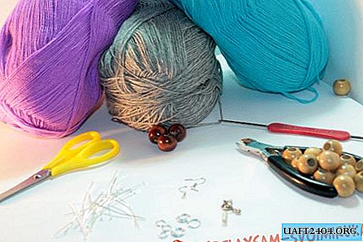 Bijoux tricotés: ensemble de perles tricotées