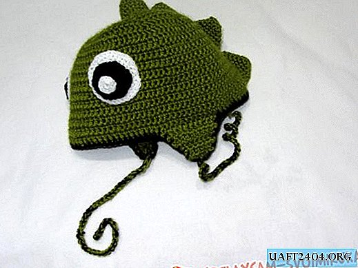 Knit klobúk "Dinosaur"