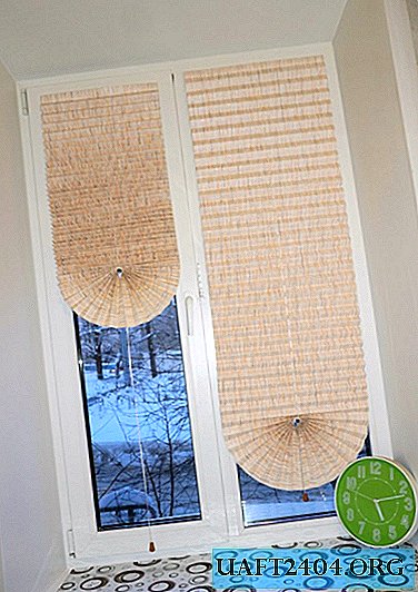 DIY pleated blinds