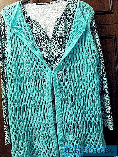 Vest - crocheted mesh